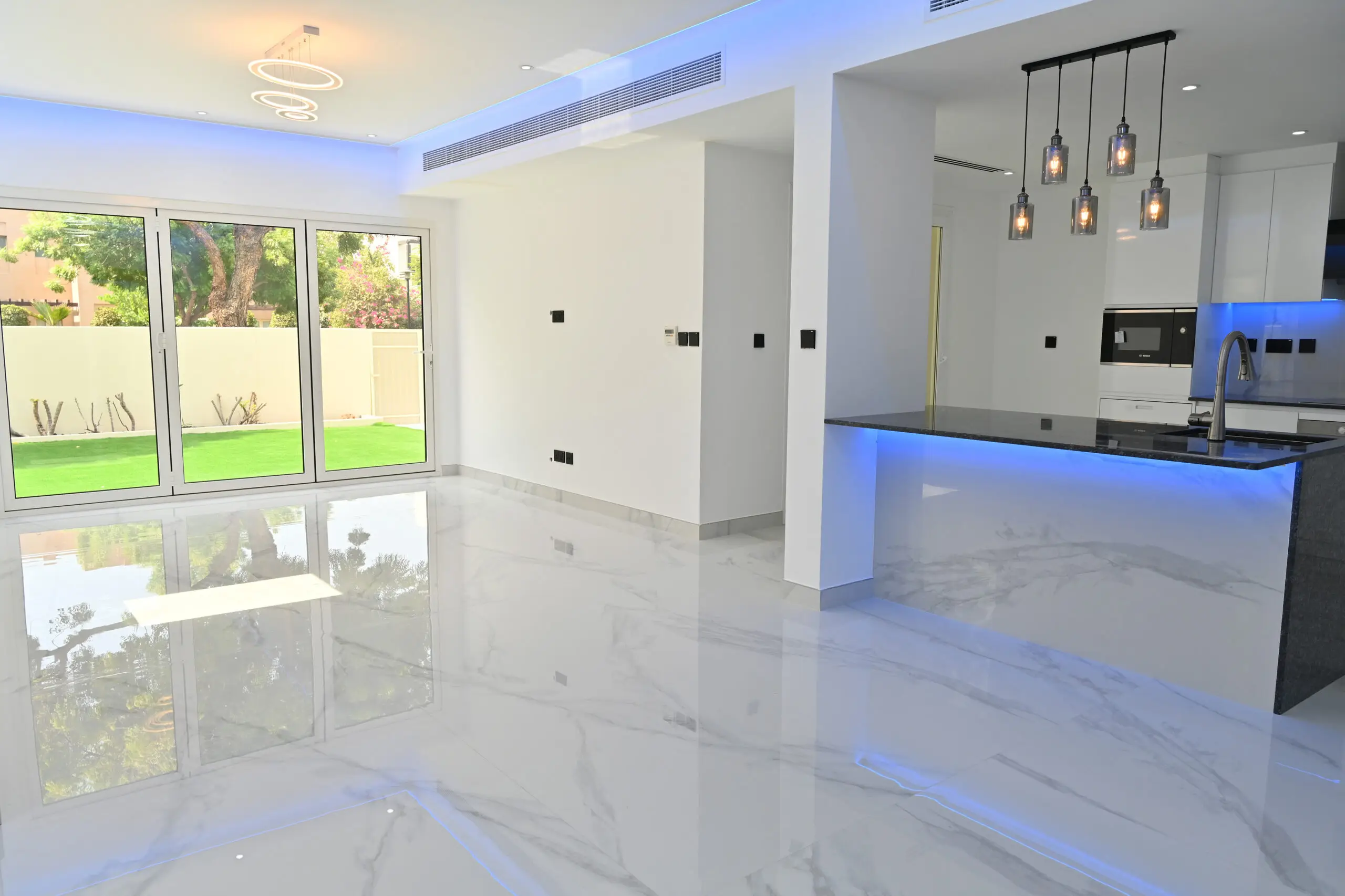 Villa extension work in Emirates Hills