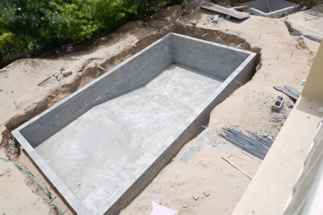 Pool construction