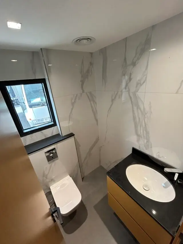 Bathroom tiling and water proofing