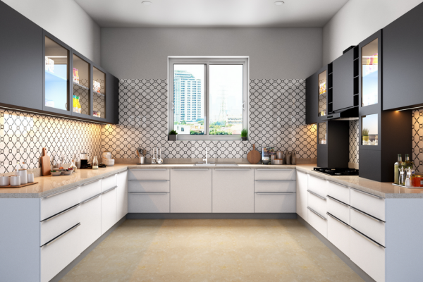 U Shaped Kitchen